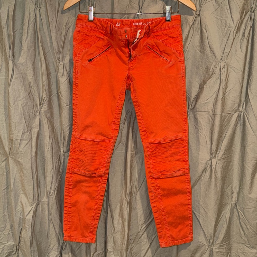 GAP Skinny Mini Moto Khakis